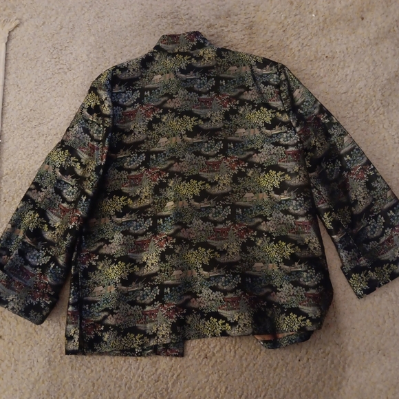 GORGEOUS VTG Royal House Chinatown San Francisco MEDIUM Silk Brocaded Jacket. - Picture 5 of 6